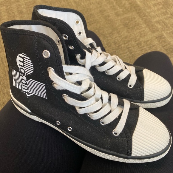 Isabel Marant high top canvas sneakers - Picture 2 of 2